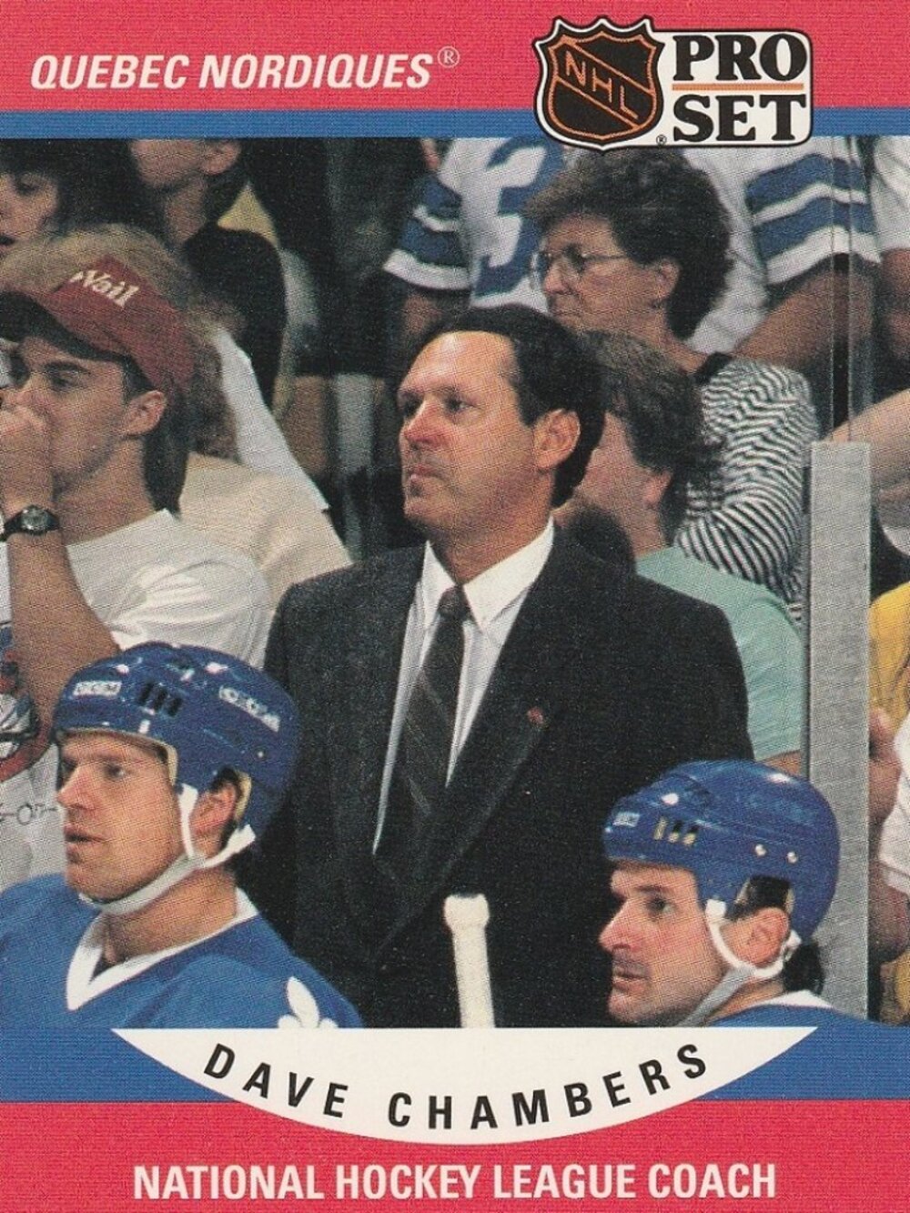 Dave Chambers - 1990 Pro Set Hockey Card